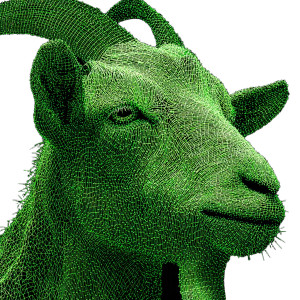 Green Goat Wireframe Vinyl Car Decal Sticker – Waterproof & UV-Resistant 6.826666666666667" Green Goat Wireframe Vinyl Car Decal Sticker – Waterproof & UV-Resistant 6.826666666666667"