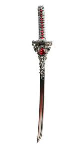 Ornate Chrome Katana Vinyl Car Decal Sticker – Waterproof & UV-Resistant 4.8533333333333335" Ornate Chrome Katana Vinyl Car Decal Sticker – Waterproof & UV-Resistant 4.8533333333333335"