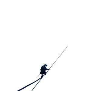 Misty Ninja Climb Vinyl Car Decal Sticker – Waterproof & UV-Resistant 3.4133333333333336"