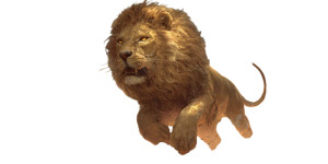 Majestic Lion Roaring V4 Vinyl Car Decal Sticker – Waterproof & UV-Resistant 2.56"