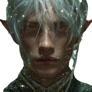 Silver-Haired Elf V3 Vinyl Car Decal Sticker – Waterproof & UV-Resistant 3.4133333333333336"