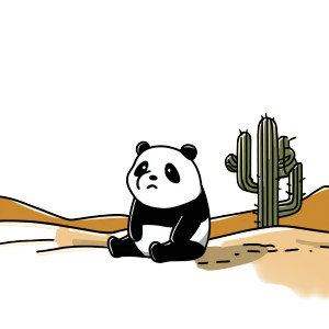 Desert Panda Vinyl Car Decal Sticker – Waterproof & UV-Resistant 3.4133333333333336" Desert Panda Vinyl Car Decal Sticker – Waterproof & UV-Resistant 3.4133333333333336"