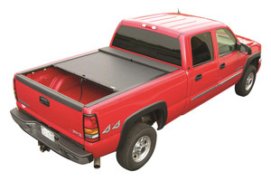 Roll-N-Lock M-Series  Tonneau Cover | Manual Retractable for Ultimate Security, Sleek Design | Black Vinyl, Easy Installation