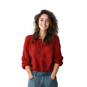 Smiling Young Woman V48 Vinyl Car Decal Sticker – Waterproof & UV-Resistant 3.4133333333333336" Smiling Young Woman V48 Vinyl Car Decal Sticker – Waterproof & UV-Resistant 3.4133333333333336"