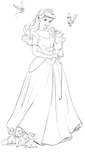 Cinderella With Mice V2 Vinyl Car Decal Sticker – Waterproof & UV-Resistant 4.8533333333333335"