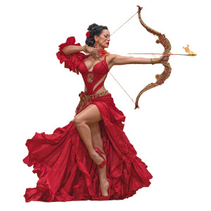 Mexican Fire Dancer Vinyl Car Decal Sticker – Waterproof & UV-Resistant 3.4133333333333336"