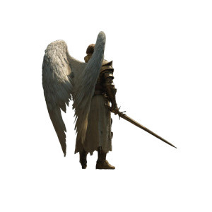 Angel Warrior V23 Vinyl Car Decal Sticker – Waterproof & UV-Resistant 3.4133333333333336"