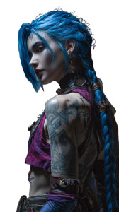 Jinx Arcane Vinyl Car Decal Sticker – Waterproof & UV-Resistant 4.8533333333333335" Jinx Arcane Vinyl Car Decal Sticker – Waterproof & UV-Resistant 4.8533333333333335"