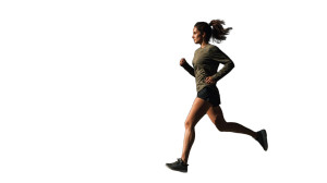 Urban Runner Portrait Vinyl Car Decal Sticker – Waterproof & UV-Resistant 5.4