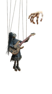 Gothic Puppet Rocker Vinyl Car Decal Sticker – Waterproof & UV-Resistant 9.706666666666667"