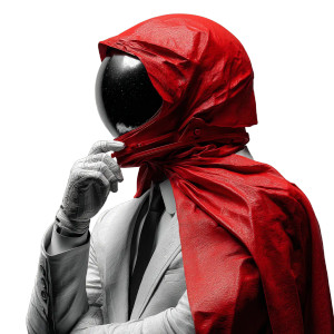 Astronaut Executive Vinyl Car Decal Sticker – Waterproof & UV-Resistant 3.4133333333333336"