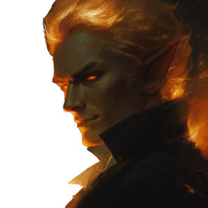 Sinister Elven Mage Vinyl Car Decal Sticker – Waterproof & UV-Resistant 3.4133333333333336"