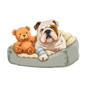 Cute Bulldog Illustration V2 Vinyl Car Decal Sticker – Waterproof & UV-Resistant 6.826666666666667" Cute Bulldog Illustration V2 Vinyl Car Decal Sticker – Waterproof & UV-Resistant 6.826666666666667"