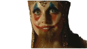 Bearded Circus Beauty Vinyl Car Decal Sticker – Waterproof & UV-Resistant 5.4