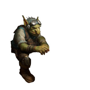 Steampunk Goblin Operator Vinyl Car Decal Sticker – Waterproof & UV-Resistant 3.4133333333333336"