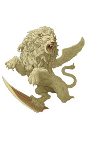 Roaring Winged Lion V2 Vinyl Car Decal Sticker – Waterproof & UV-Resistant 9.706666666666667"