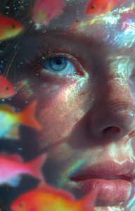 Enchanted Sea Gaze Vinyl Car Decal Sticker – Waterproof & UV-Resistant 4.586666666666667"