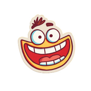 Smiling Sticker Vinyl Car Decal Sticker – Waterproof & UV-Resistant 3.4133333333333336" Smiling Sticker Vinyl Car Decal Sticker – Waterproof & UV-Resistant 3.4133333333333336"