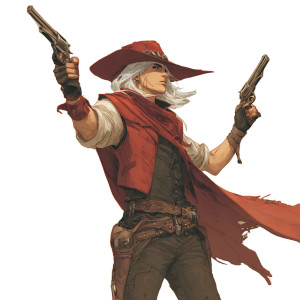 Firemagic Gunslinger Vinyl Car Decal Sticker – Waterproof & UV-Resistant 3.4133333333333336"