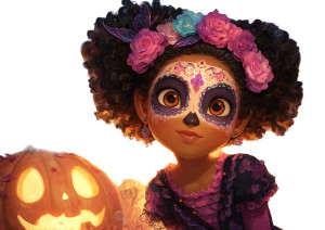 Haunted Sugar Skull Girl Vinyl Car Decal Sticker – Waterproof & UV-Resistant 3.0933333333333333" Haunted Sugar Skull Girl Vinyl Car Decal Sticker – Waterproof & UV-Resistant 3.0933333333333333"