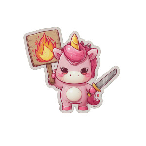 Pink Unicorn Sticker Vinyl Car Decal Sticker – Waterproof & UV-Resistant 3.4133333333333336" Pink Unicorn Sticker Vinyl Car Decal Sticker – Waterproof & UV-Resistant 3.4133333333333336"