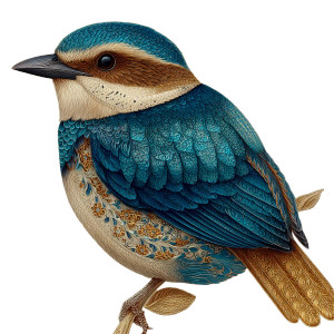 Kaliri Bird Vinyl Car Decal Sticker – Waterproof & UV-Resistant 3.4133333333333336"