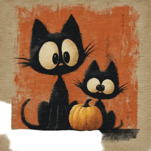 Vintage Halloween Duo Vinyl Car Decal Sticker – Waterproof & UV-Resistant 3.4133333333333336" Vintage Halloween Duo Vinyl Car Decal Sticker – Waterproof & UV-Resistant 3.4133333333333336"