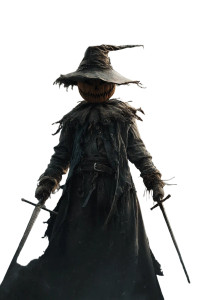 Sinister Pumpkin Scarecrow V2 Vinyl Car Decal Sticker – Waterproof & UV-Resistant 4.4