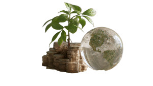 Eco-Finance Growth Vinyl Car Decal Sticker – Waterproof & UV-Resistant 2.72"