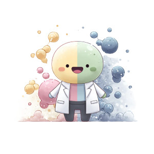 Janus Particle Character Vinyl Car Decal Sticker – Waterproof & UV-Resistant 3.4133333333333336"
