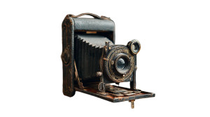 Antique Pocket Camera Vinyl Car Decal Sticker – Waterproof & UV-Resistant 2.72"