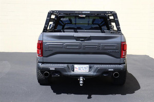 Upgrade your Toyota Tundra with Road Armor TRECK Ladder Rack | 800lb Capacity | Black Steel | Adjustable Heights | Easy Installation
