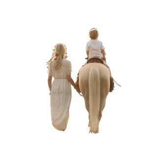 Child On Horse Vinyl Car Decal Sticker – Waterproof & UV-Resistant 3.4133333333333336" Child On Horse Vinyl Car Decal Sticker – Waterproof & UV-Resistant 3.4133333333333336"