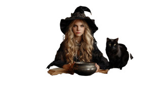 Beautiful Witch V9 Vinyl Car Decal Sticker – Waterproof & UV-Resistant 2.72"