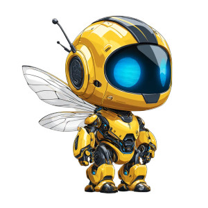 Chibi Bee Robot V2 Vinyl Car Decal Sticker – Waterproof & UV-Resistant 3.4133333333333336" Chibi Bee Robot V2 Vinyl Car Decal Sticker – Waterproof & UV-Resistant 3.4133333333333336"