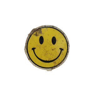 Smiley Sticker Door Vinyl Car Decal Sticker – Waterproof & UV-Resistant 3.4133333333333336"