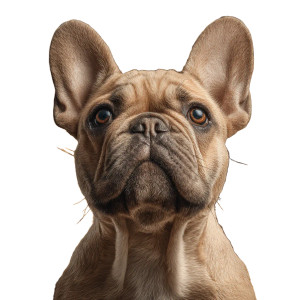 Tan French Bulldog Vinyl Car Decal Sticker – Waterproof & UV-Resistant 6.826666666666667"