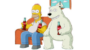 Homer Meets Polar Bear Vinyl Car Decal Sticker – Waterproof & UV-Resistant 5.4