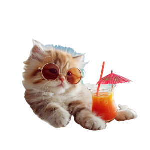 Luxury Kitten Vinyl Car Decal Sticker – Waterproof & UV-Resistant 3.4133333333333336"