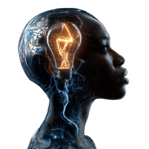Glowing Brain Lightbulb Vinyl Car Decal Sticker – Waterproof & UV-Resistant 6.826666666666667"