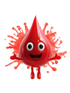 Happy Red Drop Vinyl Car Decal Sticker – Waterproof & UV-Resistant 8.213333333333333"