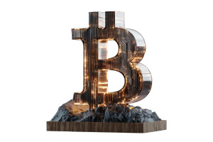 Bitcoin 3D Logo V2 Vinyl Car Decal Sticker – Waterproof & UV-Resistant 2.986666666666667"