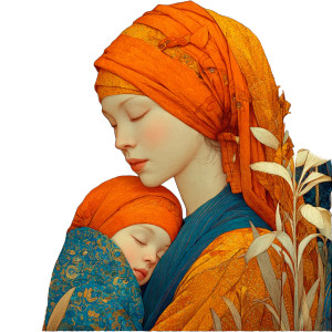 Mother And Child V114 Vinyl Car Decal Sticker – Waterproof & UV-Resistant 3.4133333333333336" Mother And Child V114 Vinyl Car Decal Sticker – Waterproof & UV-Resistant 3.4133333333333336"