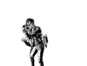 Zombie Diner Standoff Vinyl Car Decal Sticker – Waterproof & UV-Resistant 6.1866666666666665"