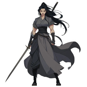 Muscular Nie Clan Woman Vinyl Car Decal Sticker – Waterproof & UV-Resistant 6.826666666666667" Muscular Nie Clan Woman Vinyl Car Decal Sticker – Waterproof & UV-Resistant 6.826666666666667"