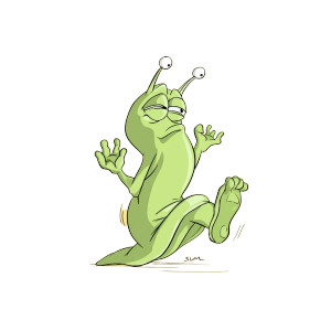 Stumbling Slug Vinyl Car Decal Sticker – Waterproof & UV-Resistant 6.826666666666667" Stumbling Slug Vinyl Car Decal Sticker – Waterproof & UV-Resistant 6.826666666666667"
