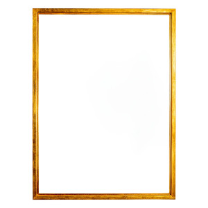 Golden Picture Frame V7 Vinyl Car Decal Sticker – Waterproof & UV-Resistant 3.4133333333333336"