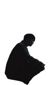 Melancholic Korean Man Vinyl Car Decal Sticker – Waterproof & UV-Resistant 9.706666666666667"