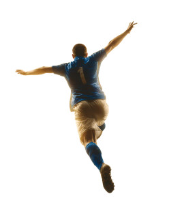 French Footballer Kick Vinyl Car Decal Sticker – Waterproof & UV-Resistant 8.0"