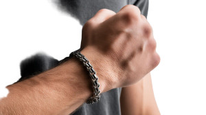 Stainless Steel Bracelet Vinyl Car Decal Sticker – Waterproof & UV-Resistant 2.72"